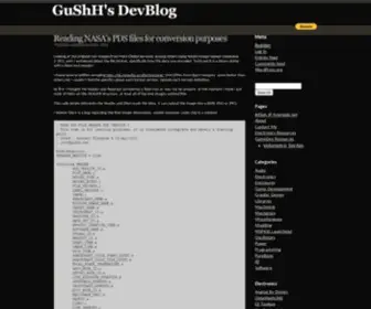 Gushh.net(GuShH's DevBlog) Screenshot