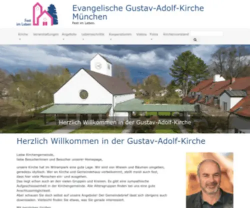 Gustav-Adolf.de(Kirche München) Screenshot