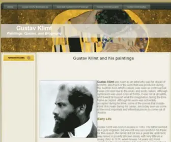 Gustav-Klimt.com(Gustav Klimt) Screenshot