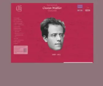 Gustav-Mahler.org(Internationale Gustav Mahler Gesellschaft) Screenshot