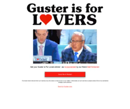 Gusterisforlovers.com(Guster is for Lovers) Screenshot