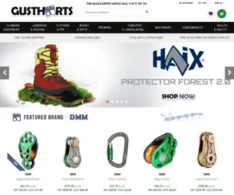 Gustharts.com(Arborist Supplies and Woodland Equipment at Gustharts) Screenshot