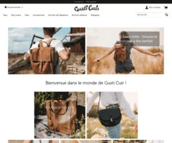 Gusti-Cuir.fr(Sacs) Screenshot
