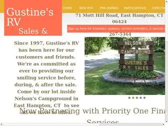 Gustinesrvsales.com(Gustine's Rv Sales & Service) Screenshot