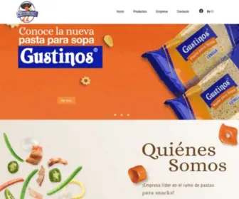 Gustinos.com(Alimentos Extruidos) Screenshot