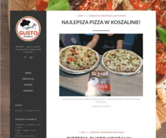 Gustopizzeria.pl(GUSTO Pizzeria Koszalin) Screenshot