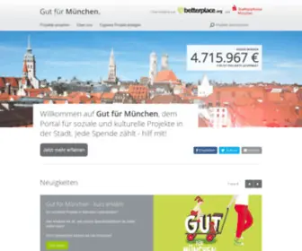 Gut-Fuer-Muenchen.de(Gut für München) Screenshot