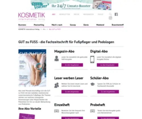 Gut-ZU-Fuss.de(Gut ZU Fuss) Screenshot