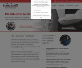 Gutachter-Raiolo.de(Kfz Gutachter Hamburg) Screenshot