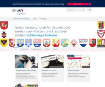 Gutachterausschuesse-SH.de(Gutachterausschuesse SH) Screenshot