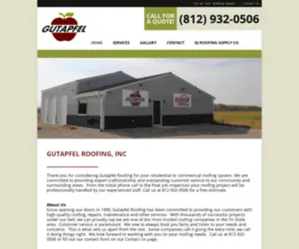 Gutapfelroofing.com(Gutapfel Roofing) Screenshot