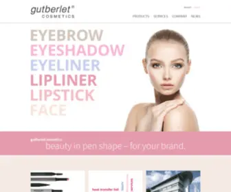 Gutberlet-CCC.de(Gutberlet cosmetics) Screenshot