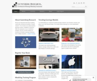 Gutenbergresearch.com(Gutenberg Research) Screenshot