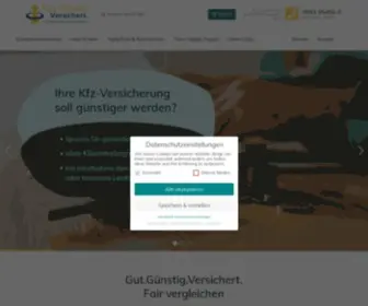 GutguenstigVersichert.de(Hier finden Sie alle wichtigen Informationen zum Thema Versicherungen) Screenshot