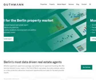 Guthmann.estate(Immobilienmakler Berlin) Screenshot