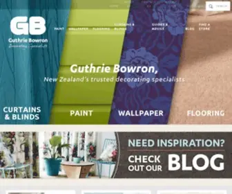 Guthriebowron.co.nz(Guthrie Bowron NZ's Specialist Decorating Store) Screenshot