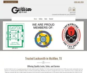 Guthrieslock.com(Locks McAllen) Screenshot