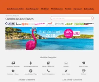 Gutschein-Code-Finden.de(Alle Gutschein Codes online) Screenshot