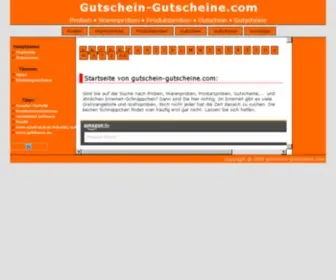 Gutschein-Gutscheine.com(Gutschein und Gutscheine) Screenshot