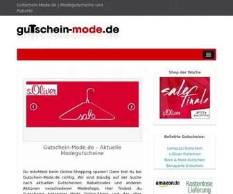 Gutschein-Mode.de(Modegutscheine und Rabatte auf) Screenshot