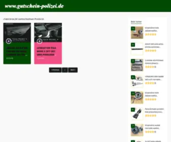 Gutschein-Polizei.de(Cama de viaje de coche) Screenshot