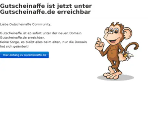 Gutscheinaffe.com(Routelab Webmail) Screenshot