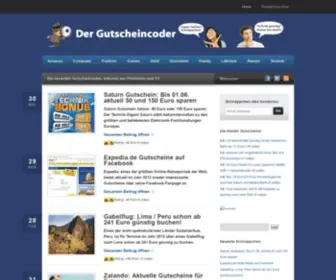 Gutscheincoder.com(Gutscheincodes) Screenshot