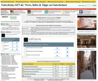 Gutscheine-247.de(Gutschein Portal) Screenshot