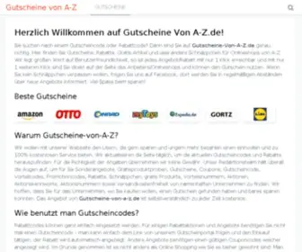 Gutscheine-Von-A-Z.de(Geplante Wartungsaufgaben) Screenshot