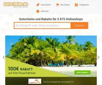 Gutscheine.de(Geprüfte) Screenshot