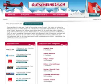 Gutscheine24.ch(Gutscheine 24) Screenshot