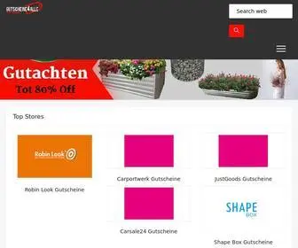 Gutscheine4Alle.de(Find discounted coupons and deals) Screenshot