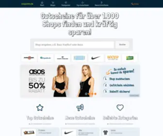 Gutscheinknirps.de(Spare bares Geld in deinem Online Shop) Screenshot