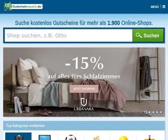Gutscheinrausch.de(Aktuelle Gutscheine auf) Screenshot
