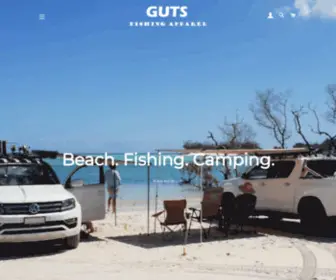 Gutsfishingapparel.com.au(Guts Fishing Apparel) Screenshot