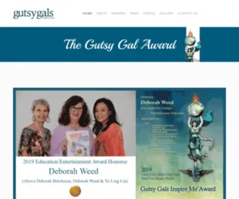 Gutsygalaward.com(Gutsy Gal Award) Screenshot