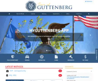 Guttenbergnj.org(The Official Website of The Town of Guttenberg) Screenshot