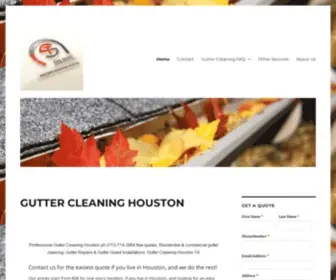 Gutter-Cleaning-Houston.com(GUTTER CLEANING HOUSTON) Screenshot