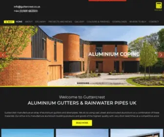 Guttercrest.co.uk(Aluminium Guttering) Screenshot