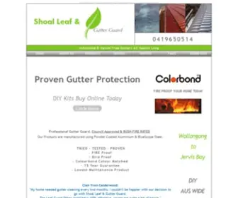 Gutterguards.com.au(Leaf Guard &amp; Gutter Guard Supply &amp; Install) Screenshot