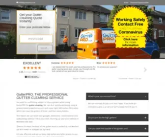 Gutterpro.co.uk(Gutter Cleaning and Gutter Clearing Professionals) Screenshot