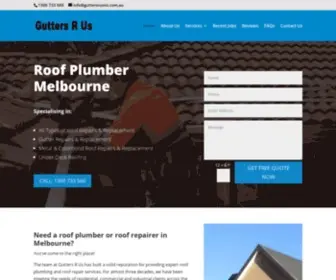Guttersrusvic.com.au(Roof Plumber Melbourne) Screenshot
