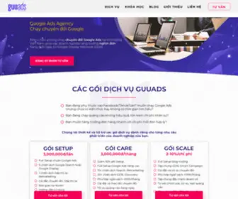 Guuads.com(Google Ads Agency chạy chuyển đổi Google) Screenshot