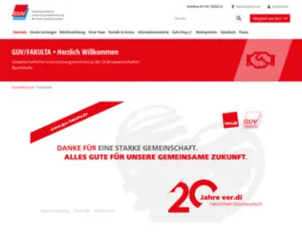 Guv-Fakulta.de(Gewerkschaftliche Unterstützungseinrichtung der DGB) Screenshot