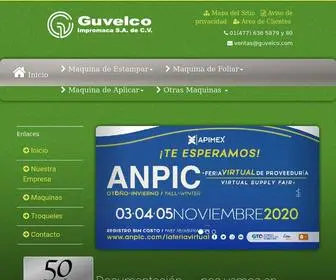 Guvelco.com(Guvelco Maquinaria) Screenshot