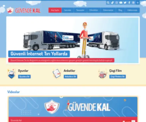 Guvendekal.org.tr(Güvende Kal) Screenshot