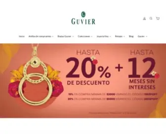 Guvier.com(Joyería) Screenshot