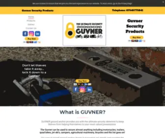 Guvnerproducts.co.uk(Guvner security products) Screenshot