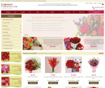 Guwahatiflowershop.com(Flowers to Guwahati) Screenshot