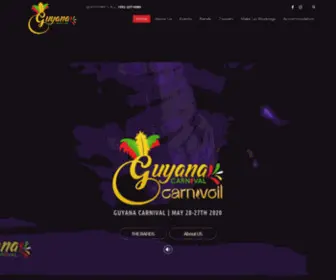 Guyanacarnival592.com(Guyana Carnival) Screenshot